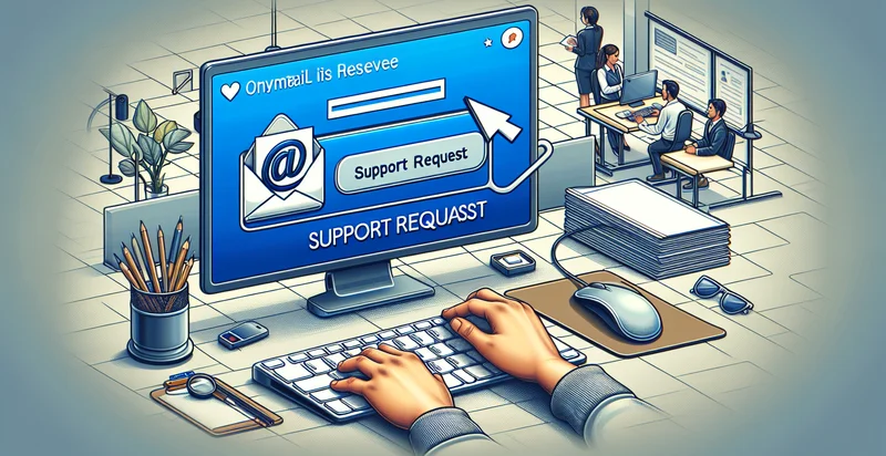 if email is support request identifier