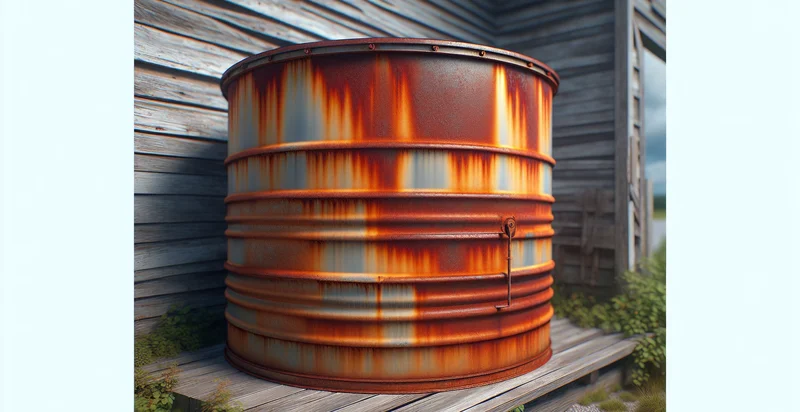 if feed bin is rusted identifier