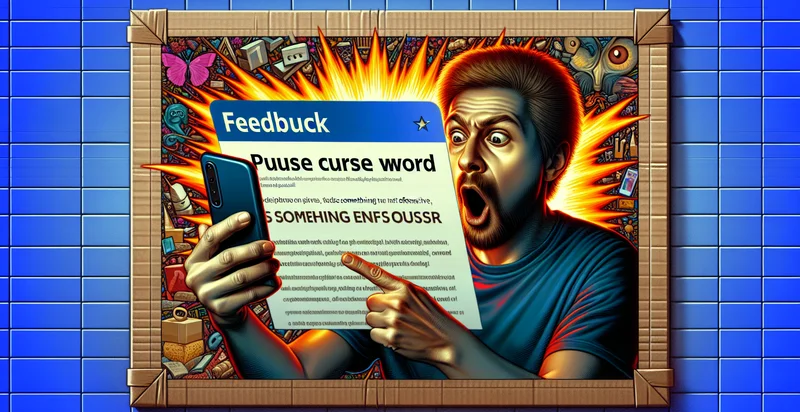 if feedback contains a curse word identifier