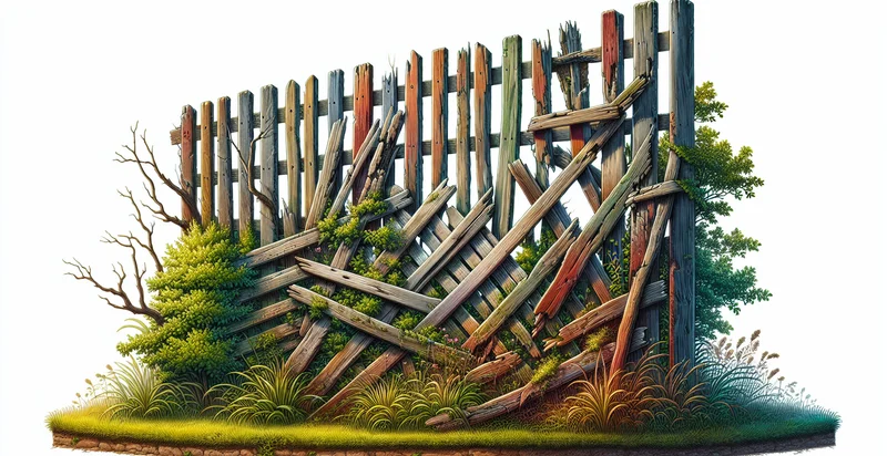 if fence needs replacement identifier