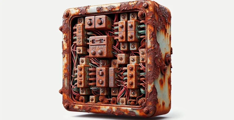 if fuse box is rusted identifier