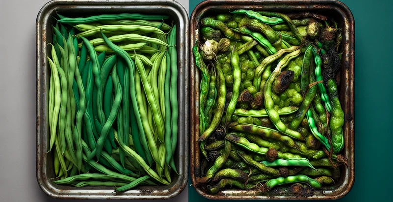 if green beans are rotten identifier