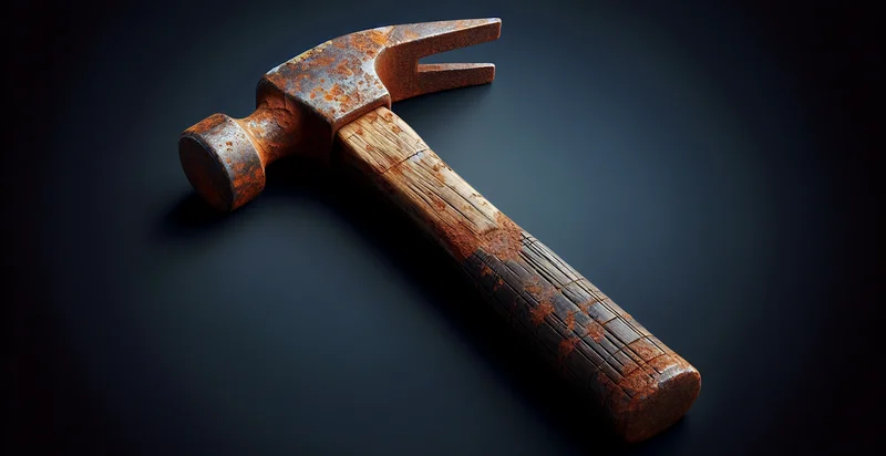 if hammer is rusted identifier