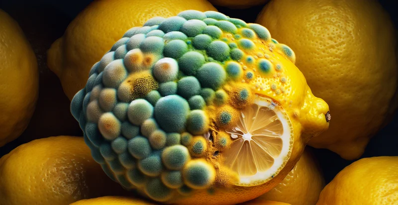 if lemon is moldy identifier