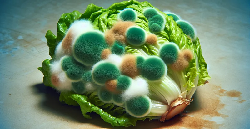 if lettuce is moldy identifier