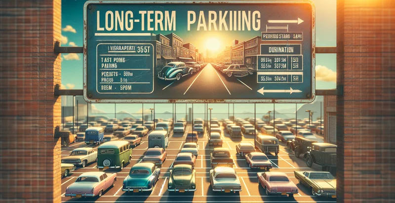 if long-term parking is available identifier