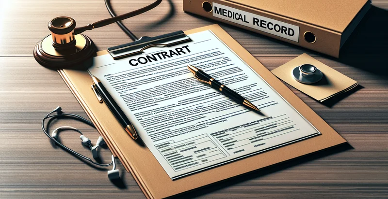 if medical record is in a contract identifier