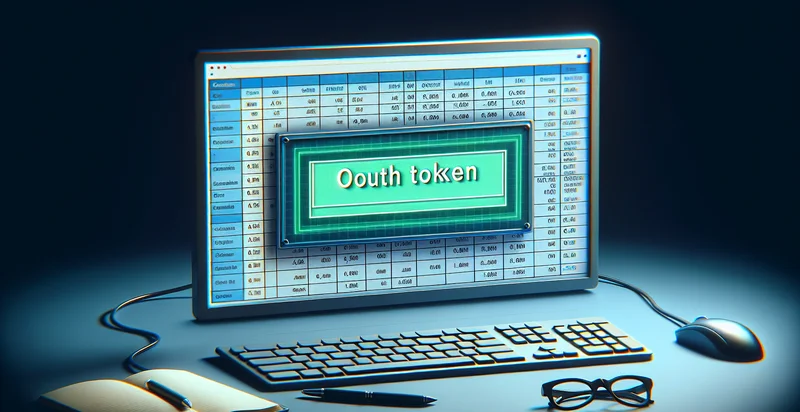 if oauth token is in a spreadsheet identifier