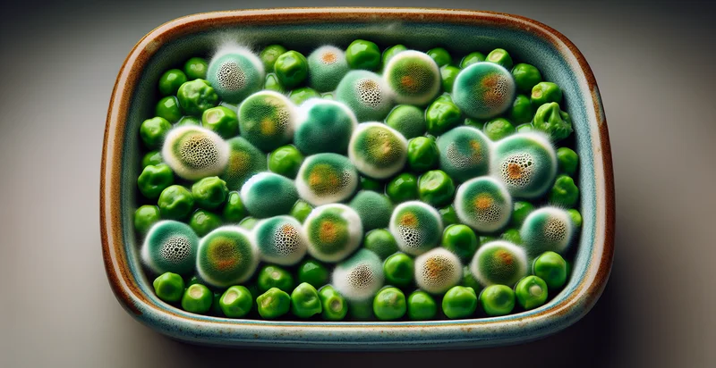 if peas are moldy identifier