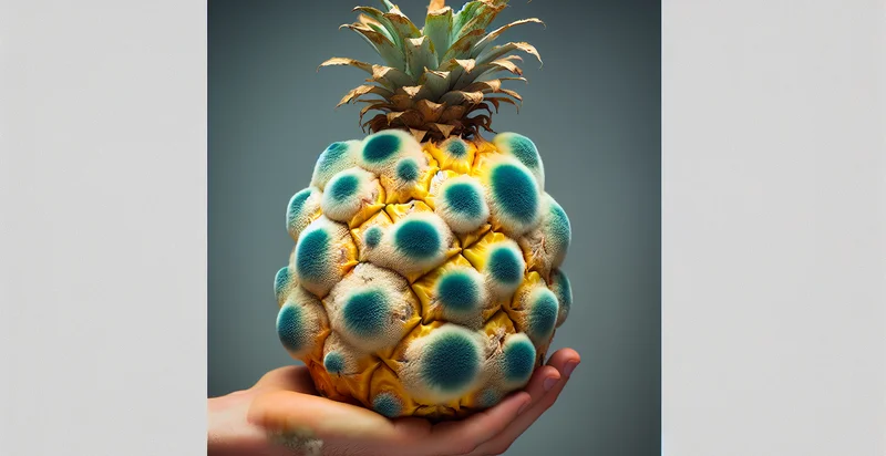 if pineapple is moldy identifier