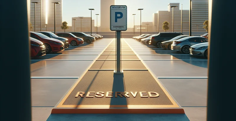 if reserved parking is available identifier