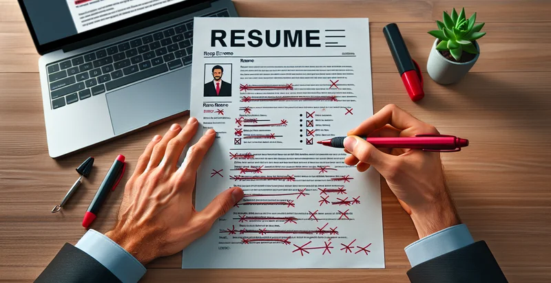 if resume contains errors identifier