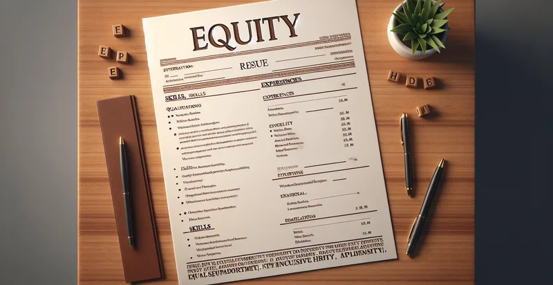 if resume expects equity identifier