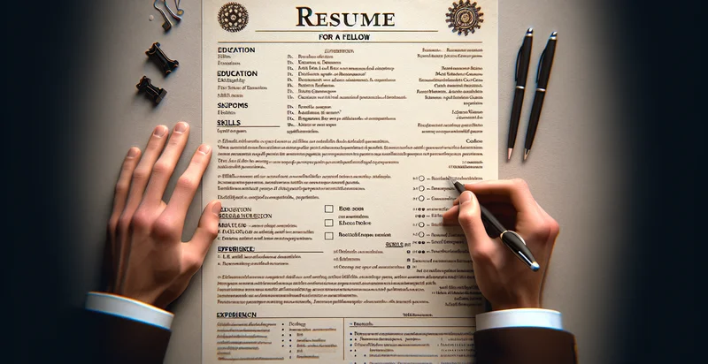 if resume is for fellow identifier