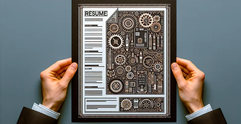 if resume is for manufacturing engineering identifier