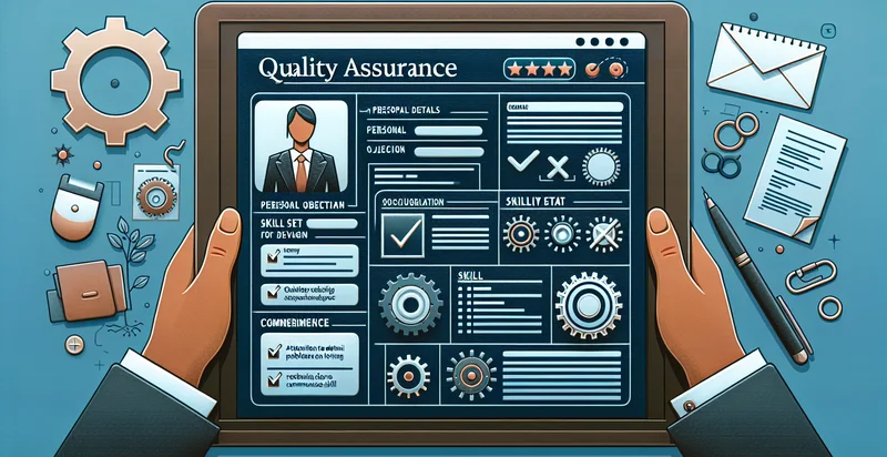 if resume is for quality assurance identifier