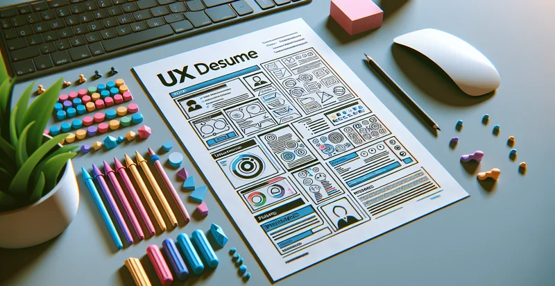 if resume is for ux design identifier