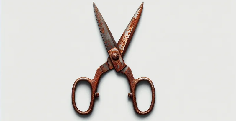 if scissors are rusted identifier