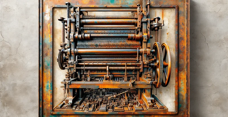 if shop press is rusted identifier