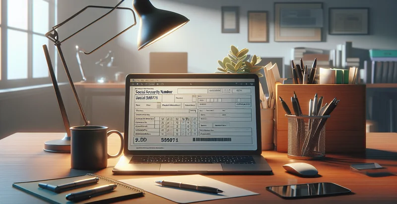 if social security number is in a PDF identifier