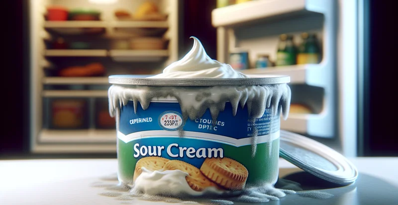 if sour cream is rotten identifier