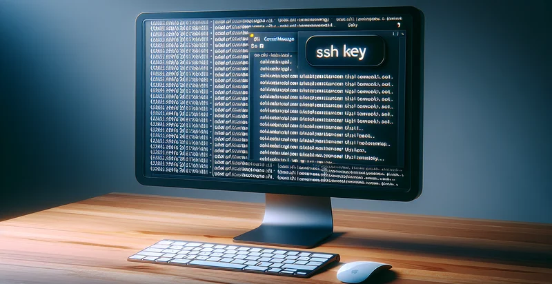 if ssh key is in commit messages identifier