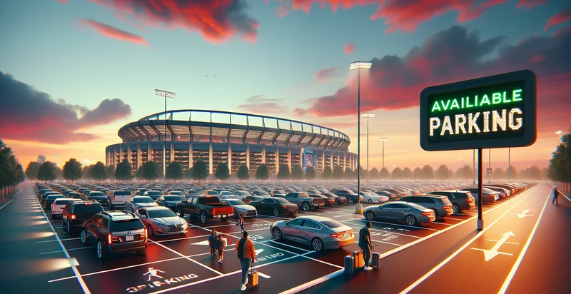 if stadium parking is available identifier