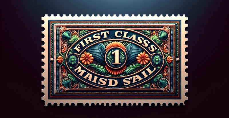 if stamp is first-class mail identifier