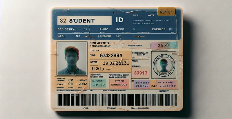 if student id is in a form identifier