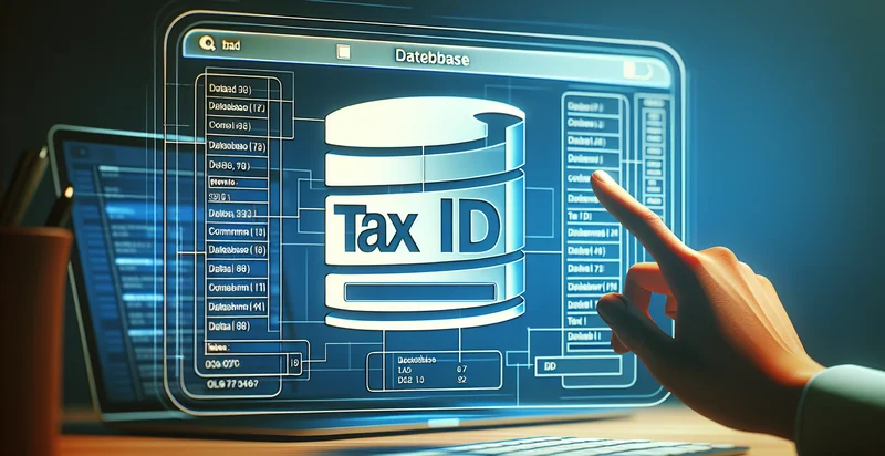 if tax id is in a database identifier