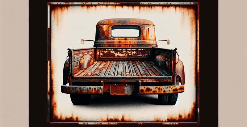 if truck bed is rusted identifier