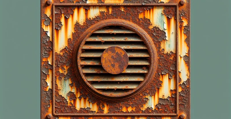 if vent cover is rusted identifier