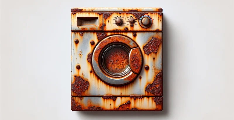 if washer is rusted identifier