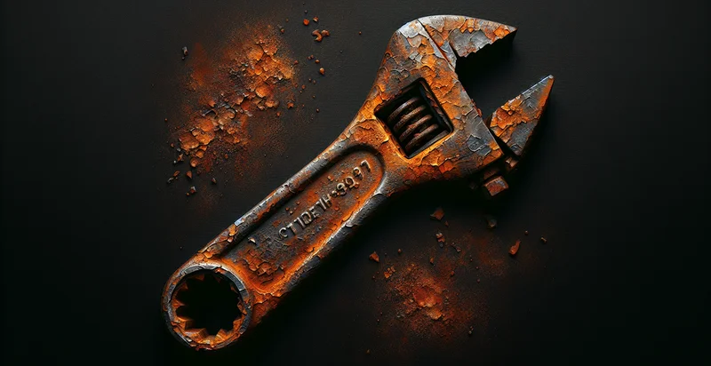 if wrench is rusted identifier