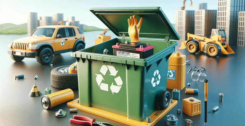 if your car battery is recyclable identifier