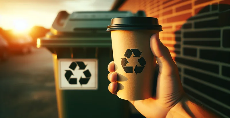 if your coffee cup is recyclable identifier