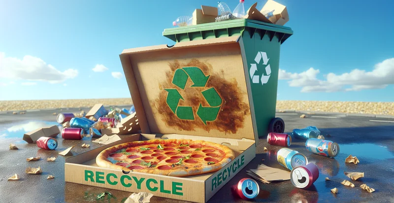 if your pizza box is recyclable identifier