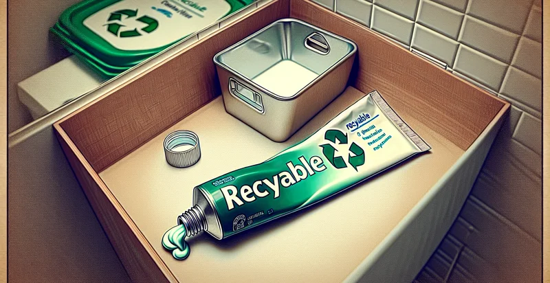 if your toothpaste tube is recyclable identifier