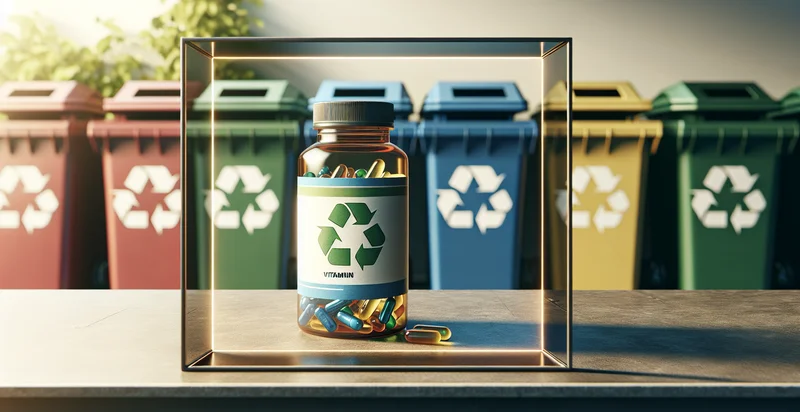 if your vitamin bottle is recyclable identifier