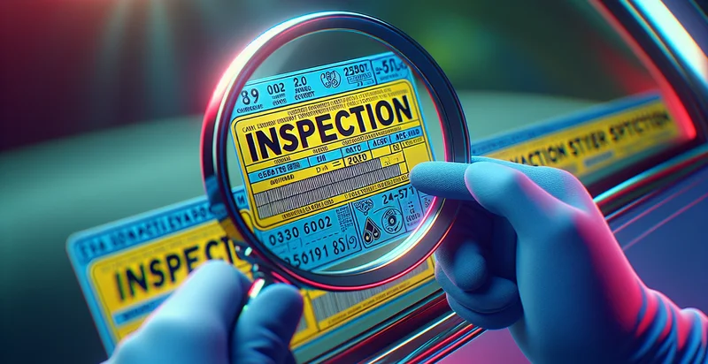 inspection sticker clarity identifier