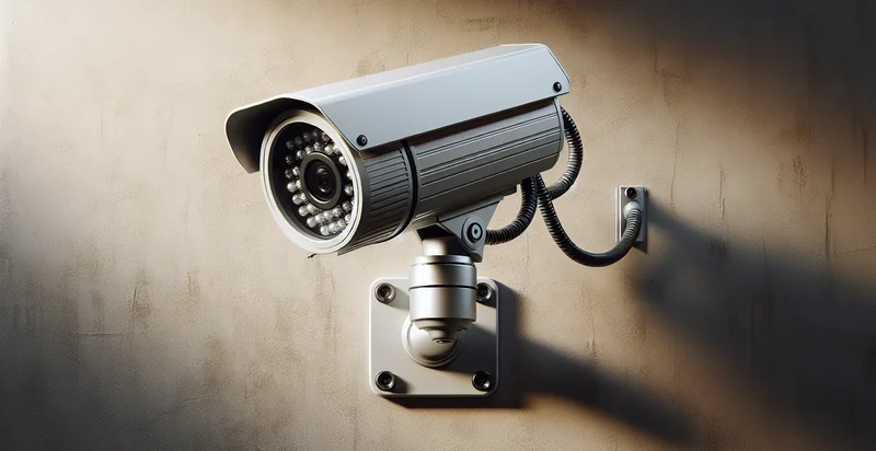 is a security camera visible identifier