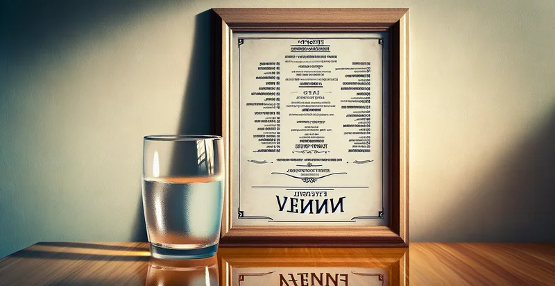 if menu is upside down identifier