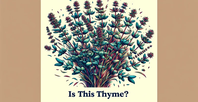 is this thyme identifier