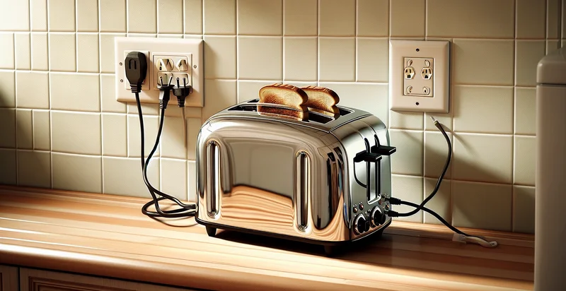 if toaster is upside down identifier