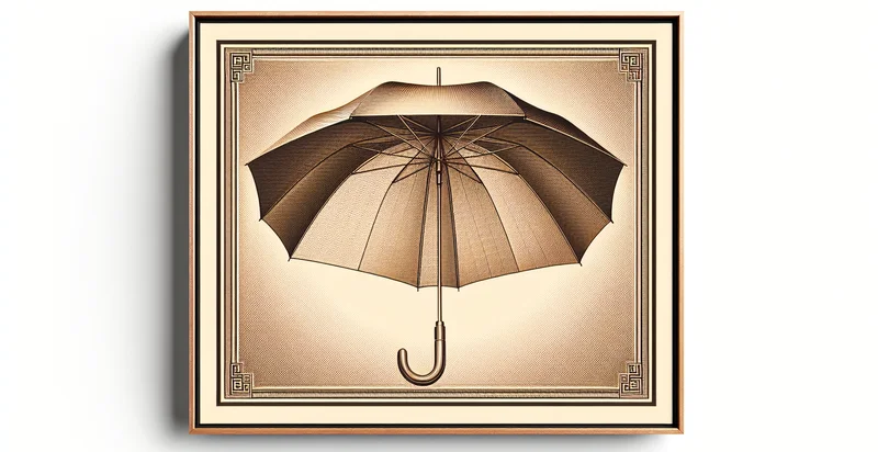 if umbrella is facing up identifier