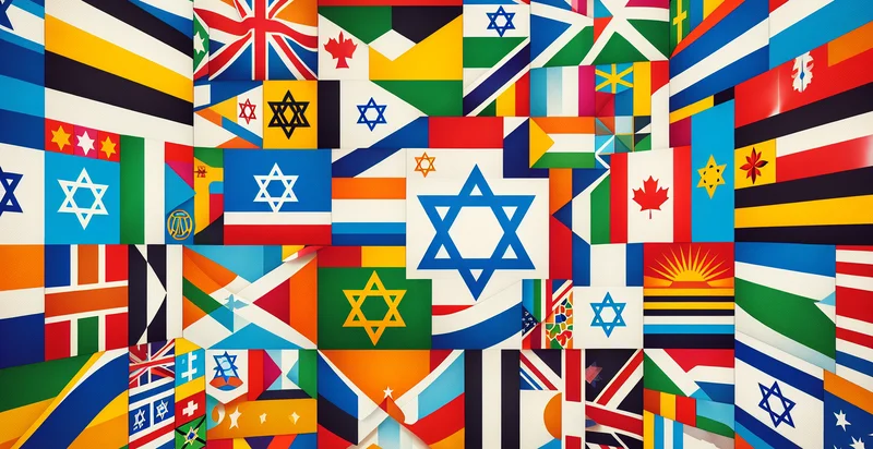 jewish flags identifier