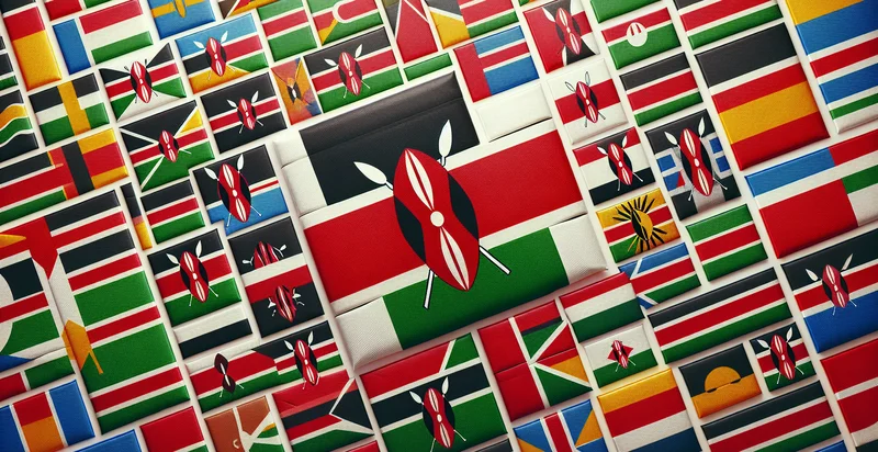 kenyan county flags identifier