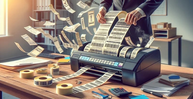 label printer conditions identifier