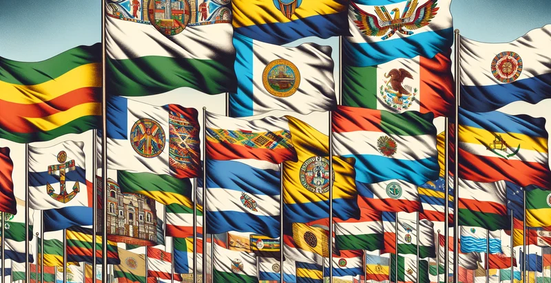 latin american city flags identifier