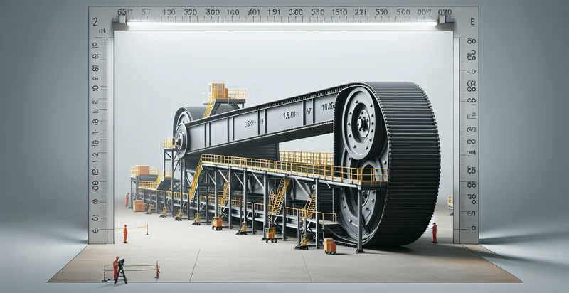 length of conveyor belt in feet identifier